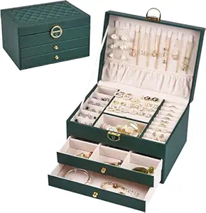 Two-Layer Travel Jewelry Case